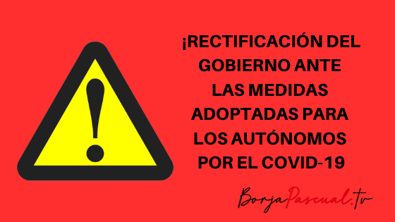 Medidas rectificación Rectificación del Gobierno