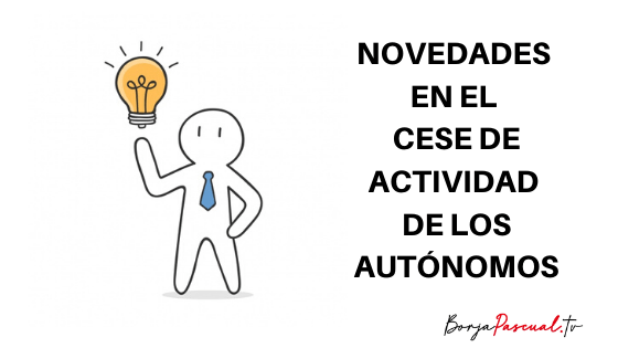 Novedades Cese de actividad Cese de