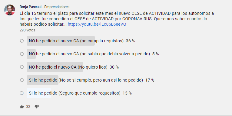 Nuevo cese de actividad