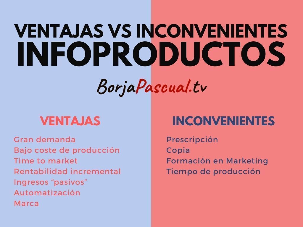 Modelo de negocio Infoproductos y e-learning, ventajas e inconvenientes